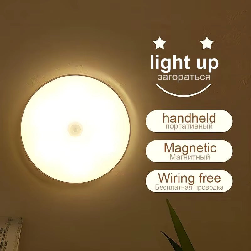 Wireless Motion Sensor LED Night Light – Auto On/Off
